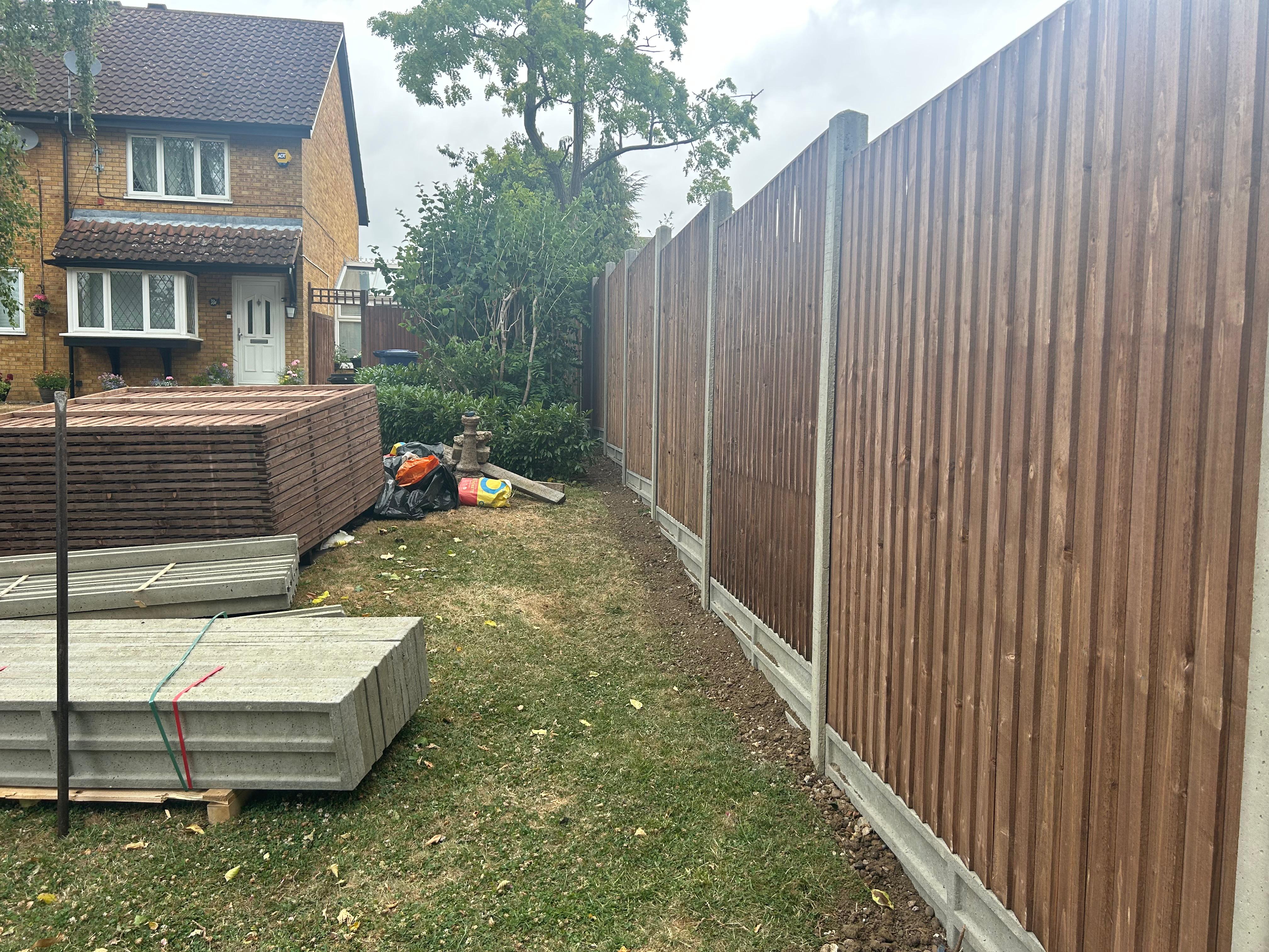Fence post installation