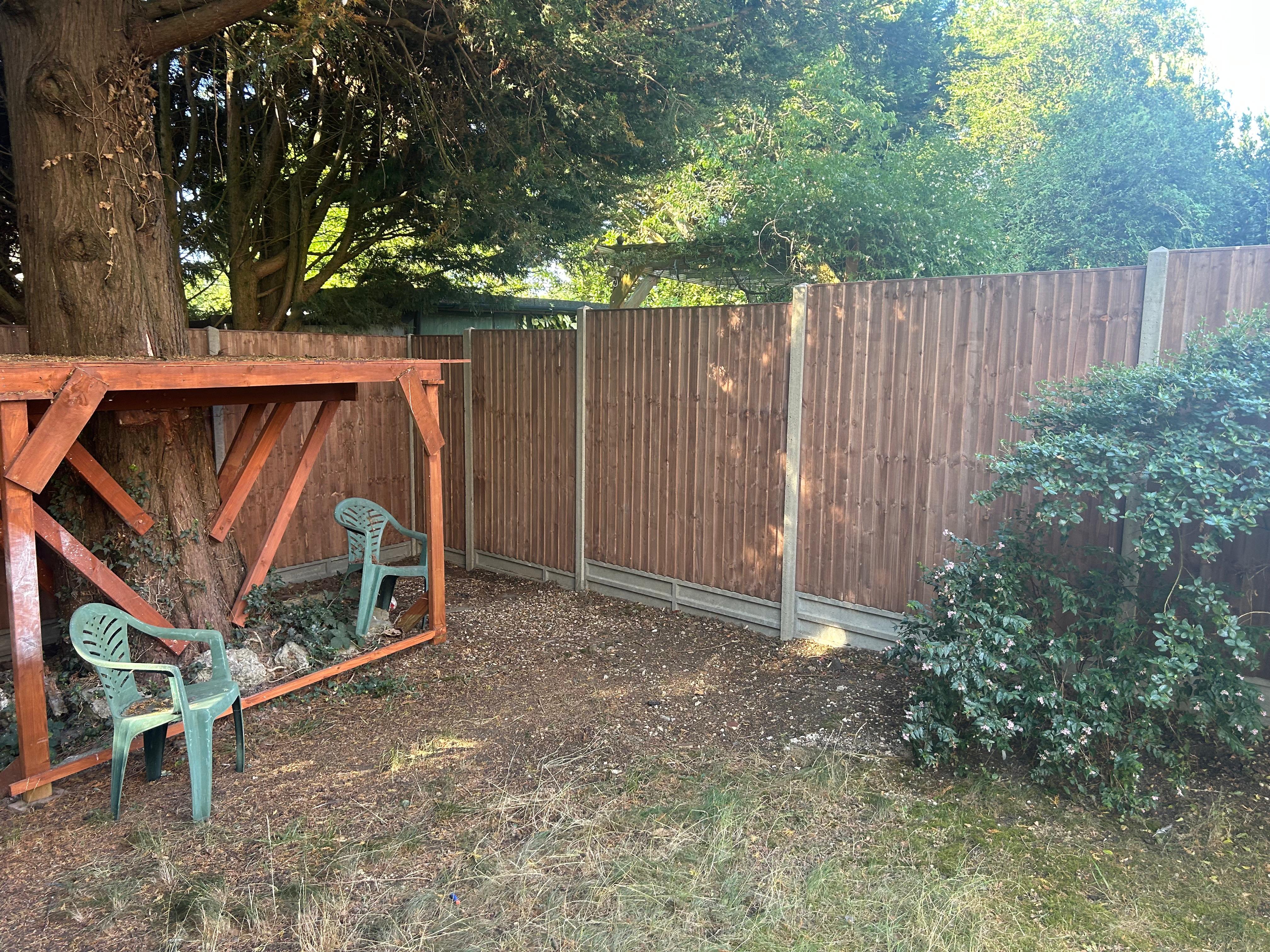 Completed fence project