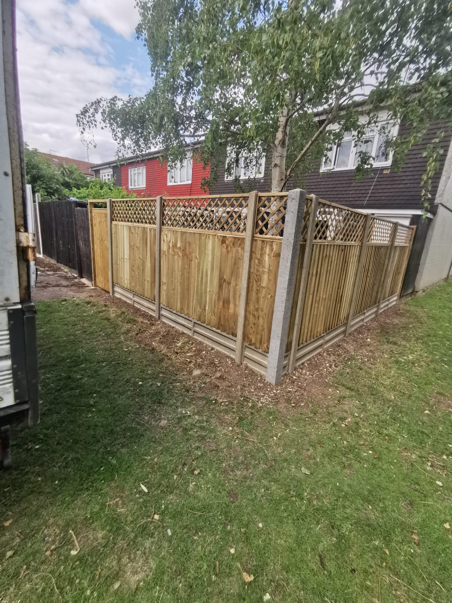 Fence build job