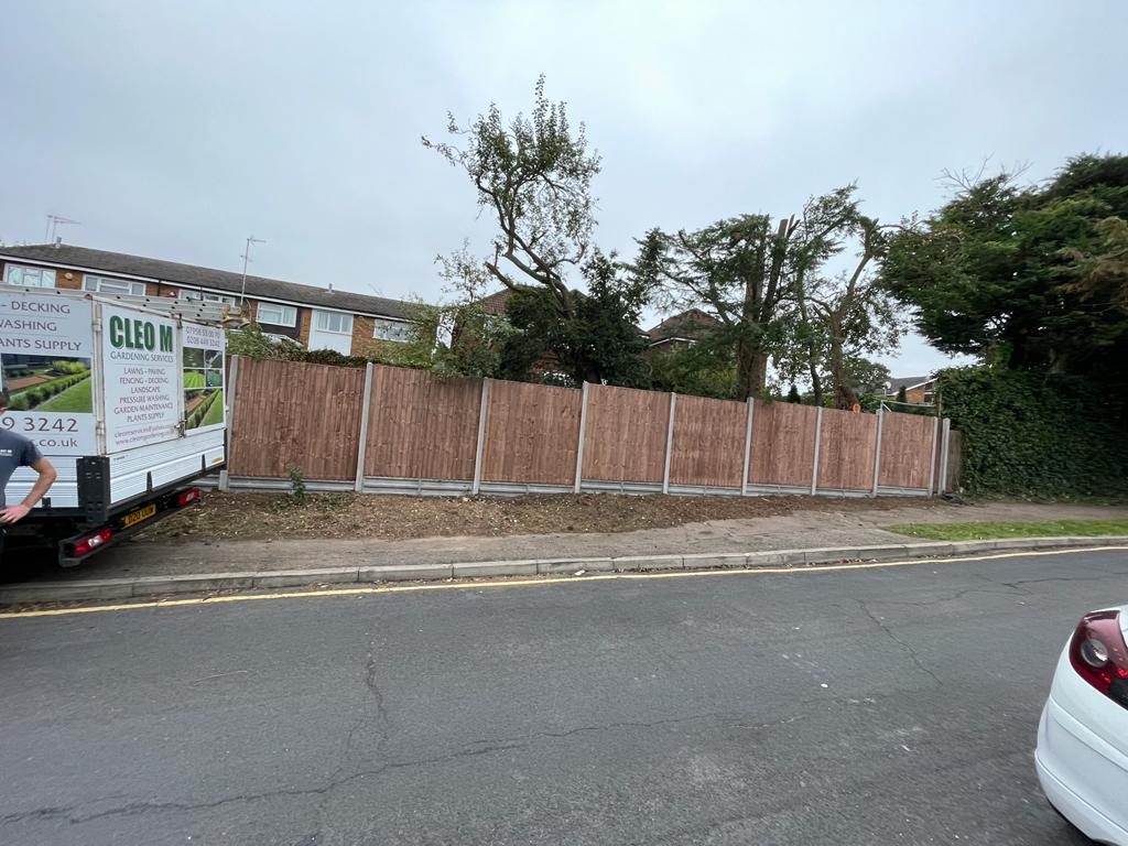 Fence job completed