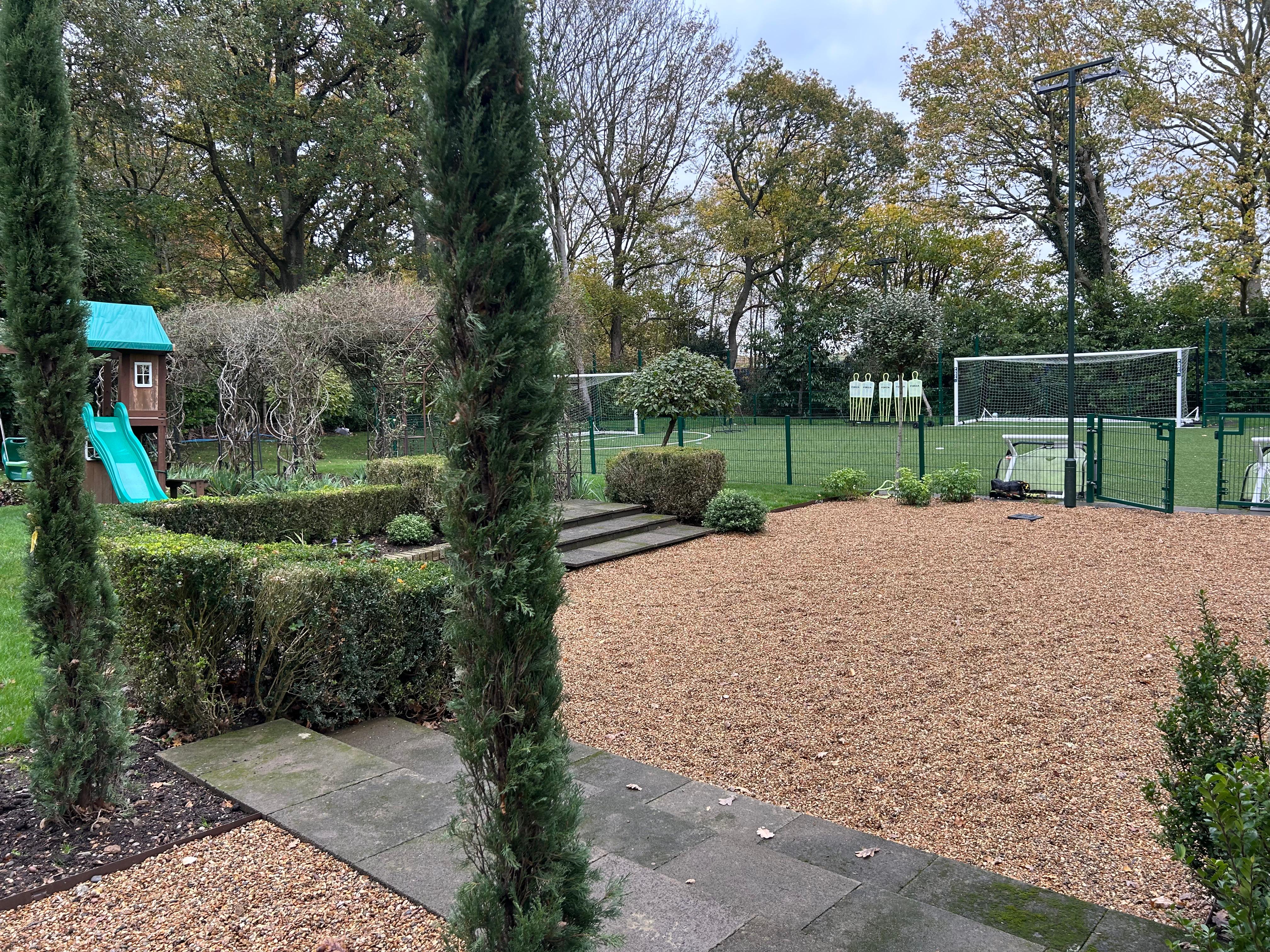 Garden maintenance work