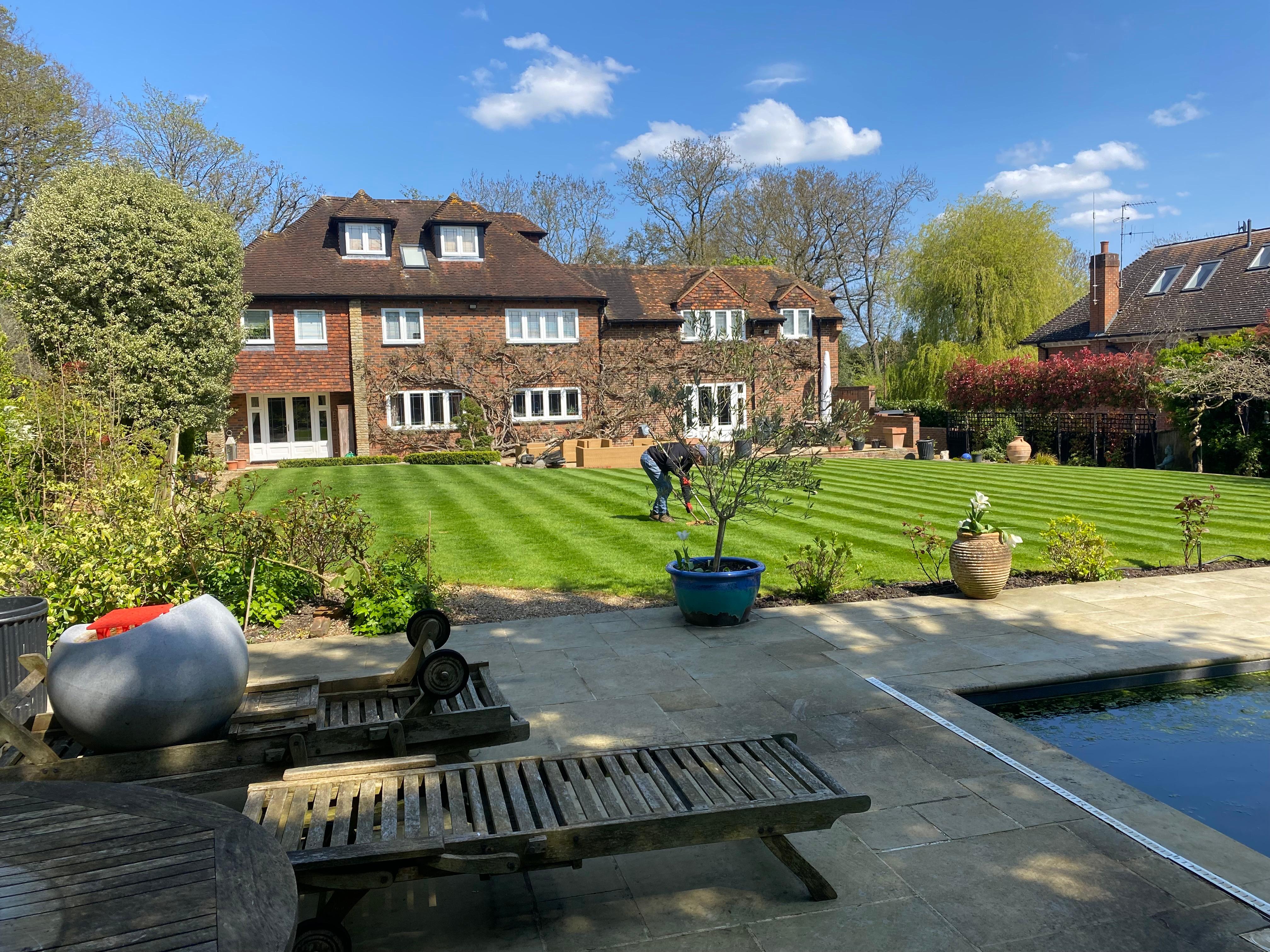 Garden maintenance work