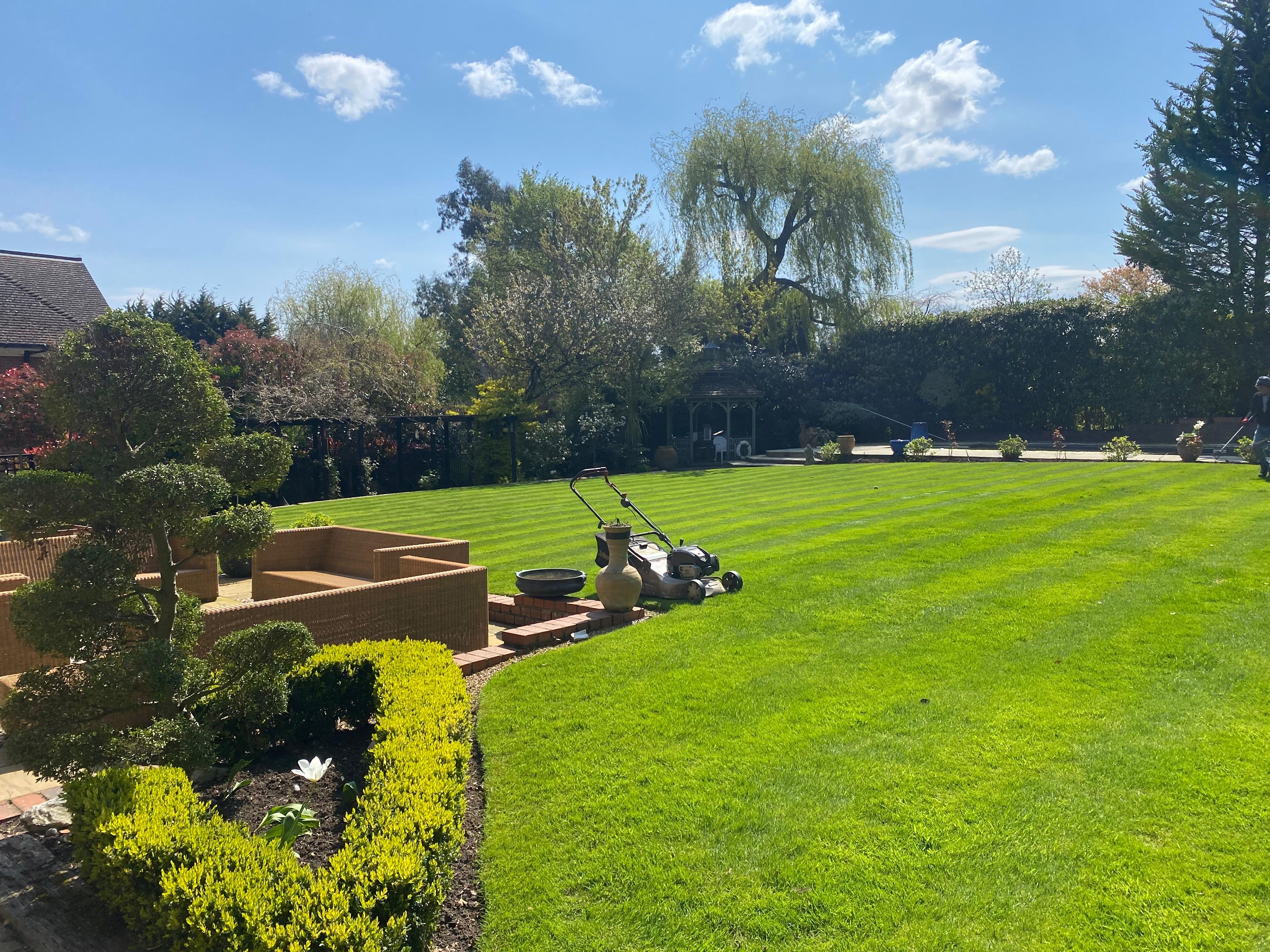 Garden maintenance after