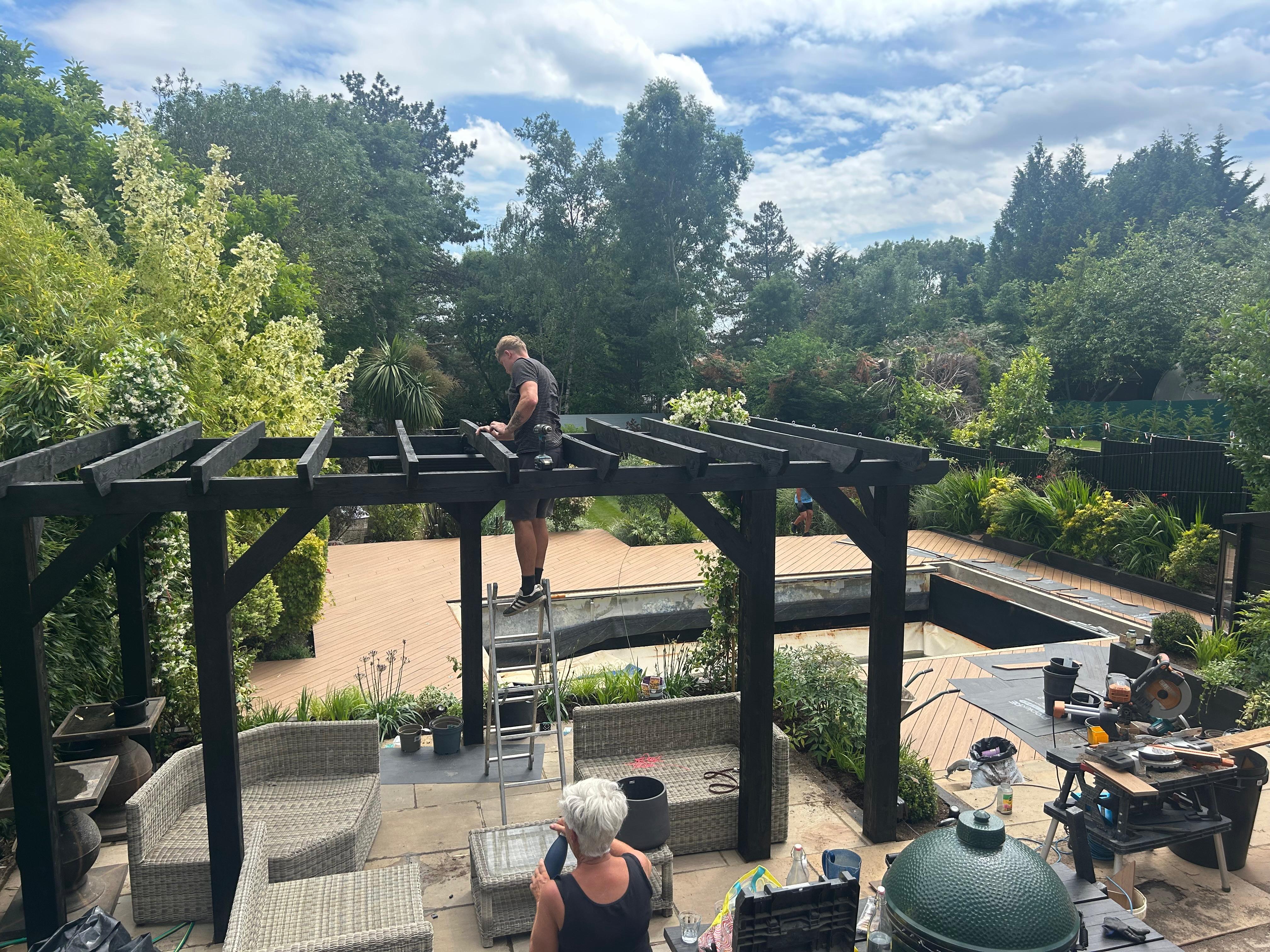 Garden pergola
