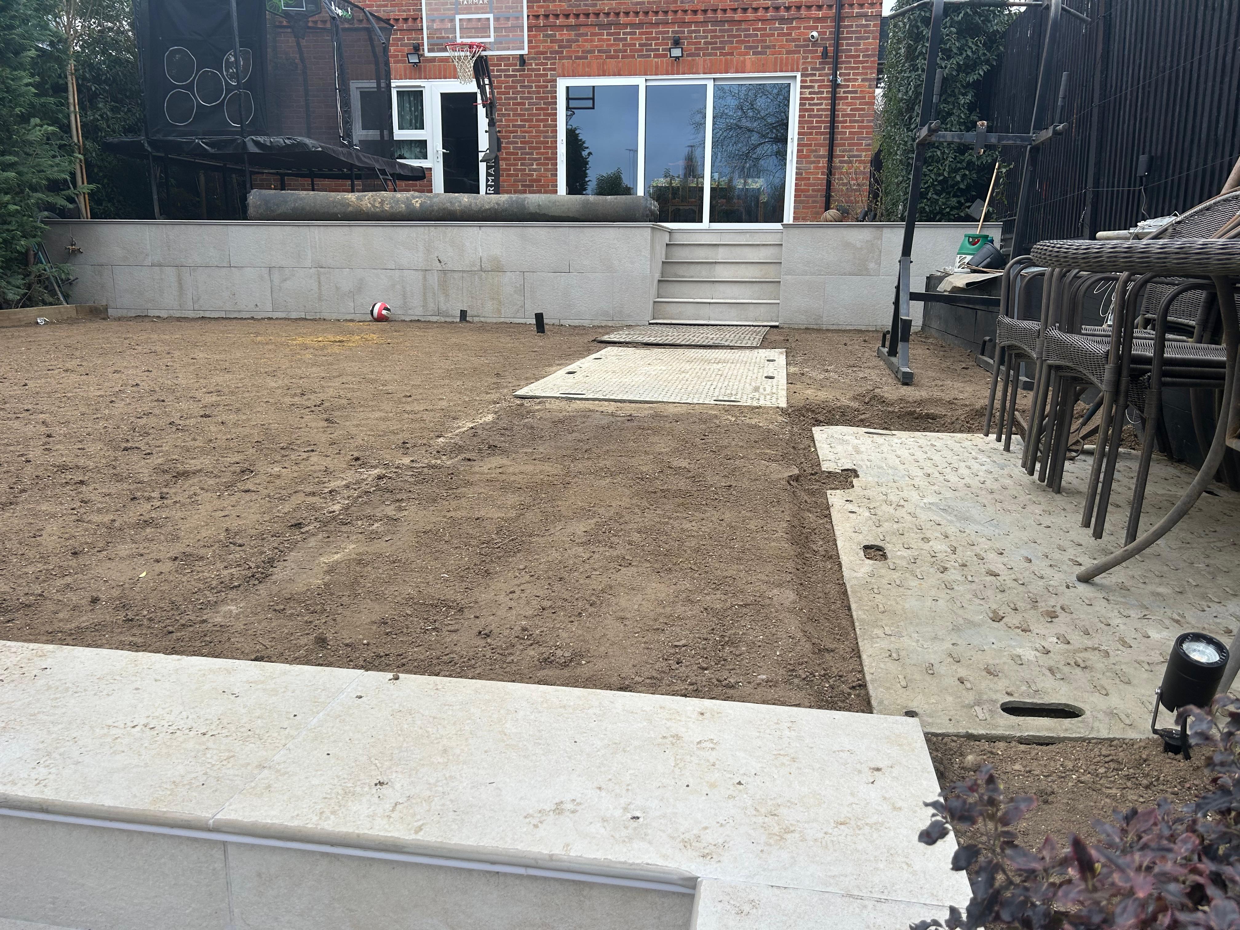 Astro turf installation