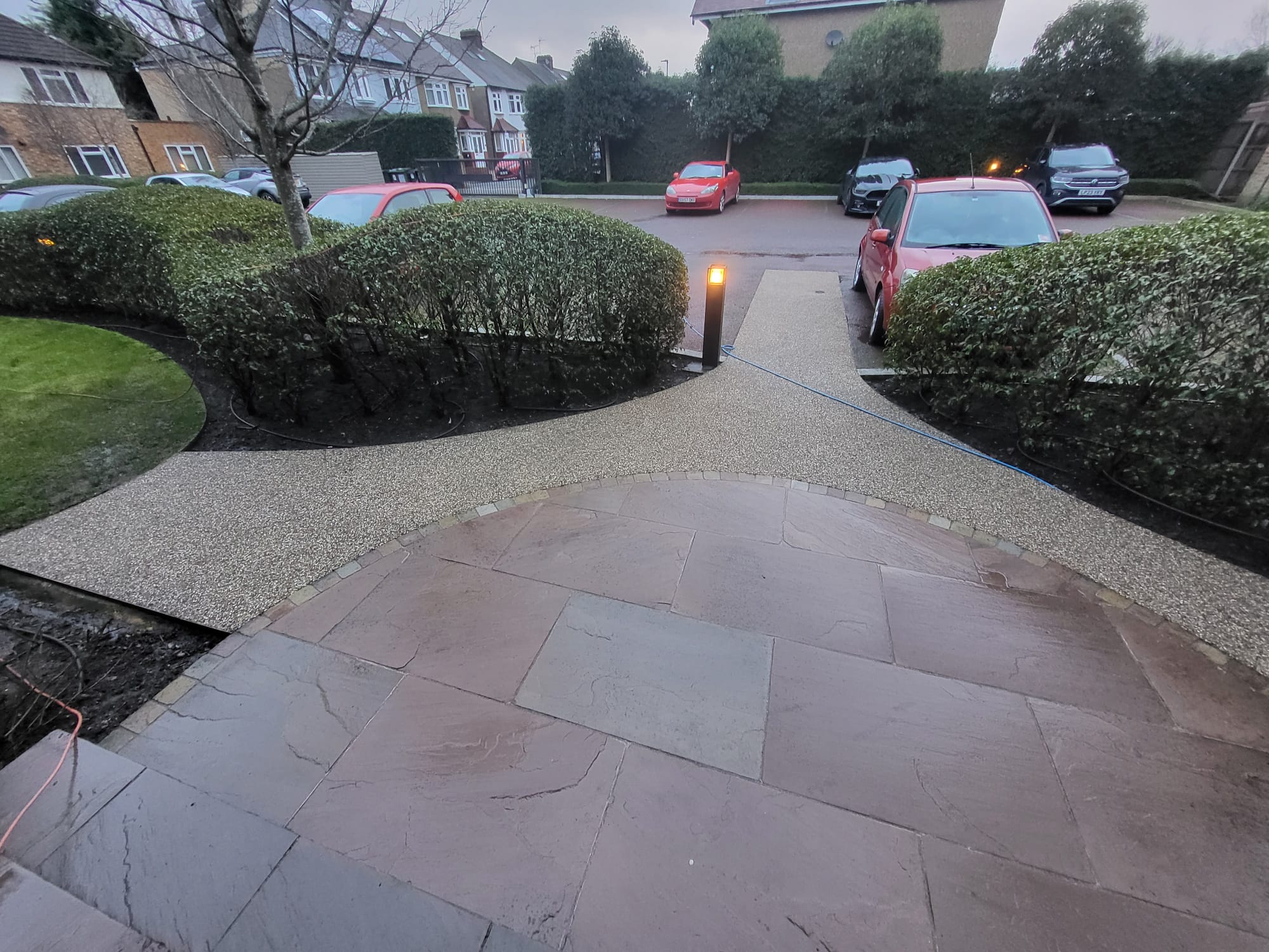 Pressure washing detail